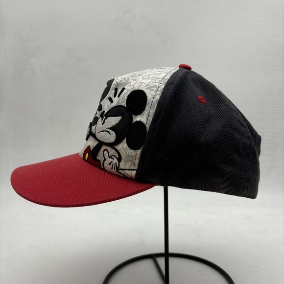 Disney Parks Mickey Mouse Urban Graffiti Flat Bill Snapback Cap Hat Embroidered - Picture 4 of 9